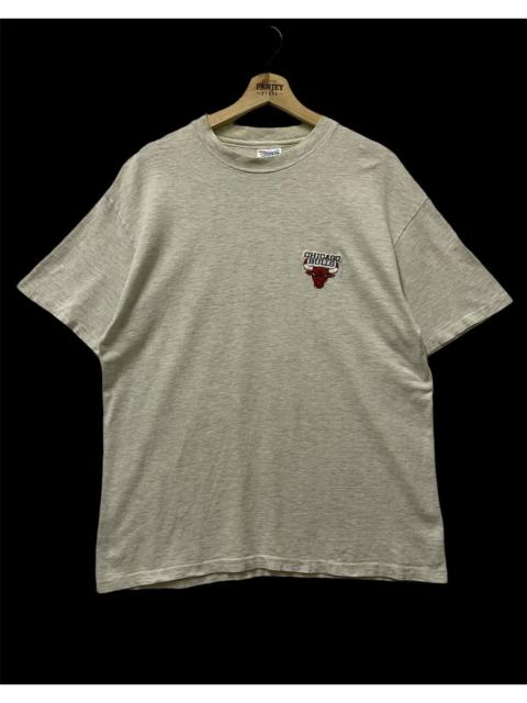 Other Designers Hanes - Vintage Chicago Bulls Small Logo T-shirt Grey Large