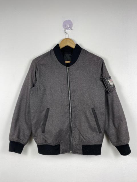 Other Designers Harris Tweed - Vintage Harriss Tweed Quilted Lining Bombers Jacket J1272