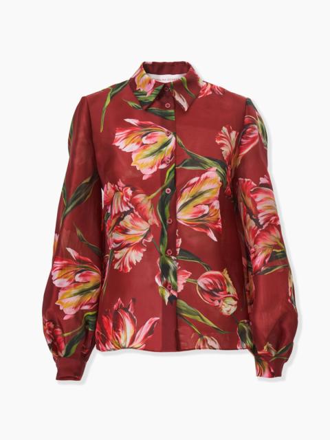 CAROLINA HERRERA Tulip-Print Shirt