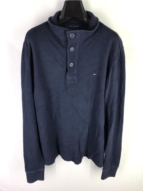 Other Designers Vintage Tommy Hilfiger Button Up Light Sweatshirt