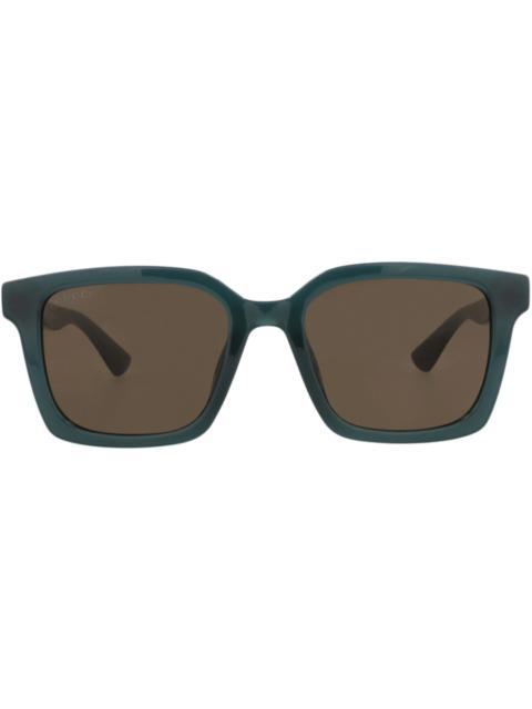 GUCCI Gucci Square-Frame Injection Sunglasses Blue Blue Brown (GG1582SK-30014855-003)