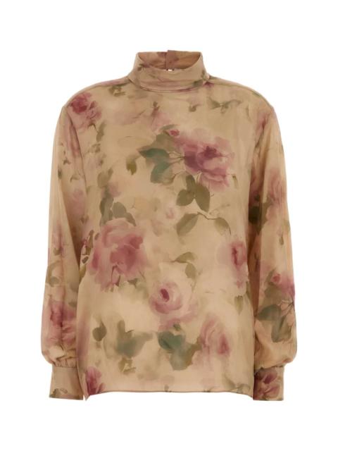 MAGDA BUTRYM Magda Butrym Women Printed Stretch Silk Blouse