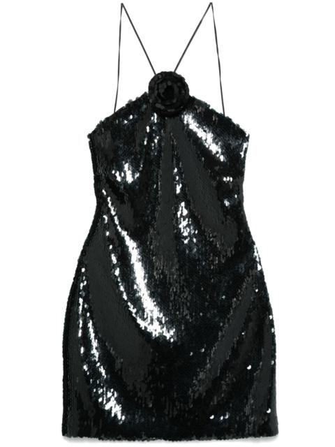 MAGDA BUTRYM choker sequinned mini dress
