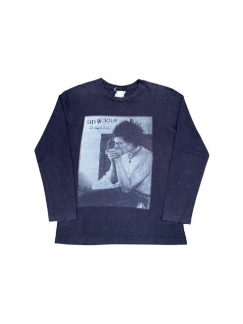 Other Designers Band Tees - Vintage Sid Vicious Drugs Kill Long Sleeve Band Tshirt