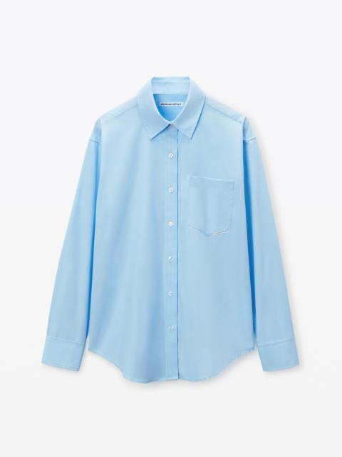 Alexander Wang Boyfriend Shirt in Cotton