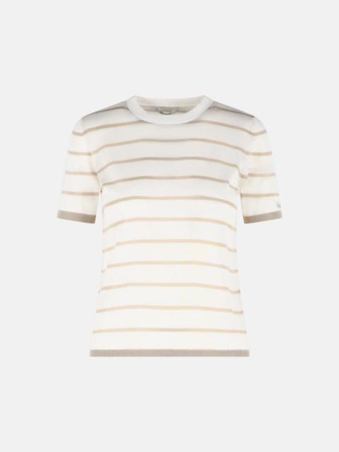 Max Mara 'FAVETTA' SWEATER IN BEIGE CACHEMIRE AND SILK YARN