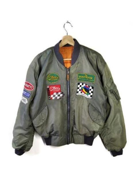 Other Designers Other - Vintage🔥SEMS USA Bomber Jacket With Racing Full Patches