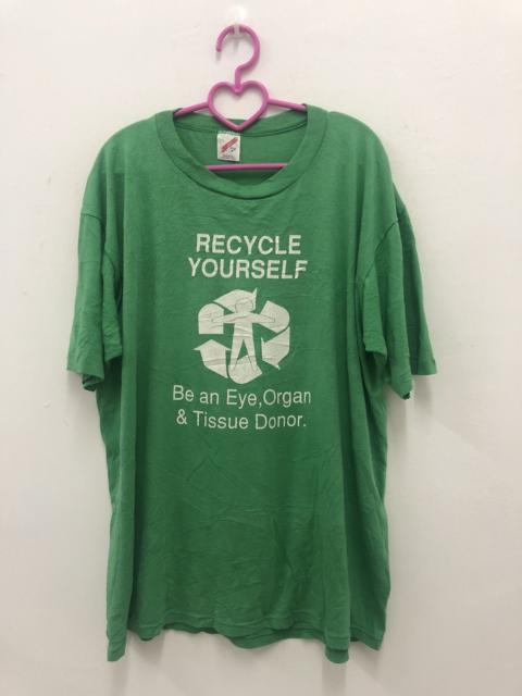 Other Designers Jerzees - Rare 90s Vintage RECYCLE YOURSELF Shirt