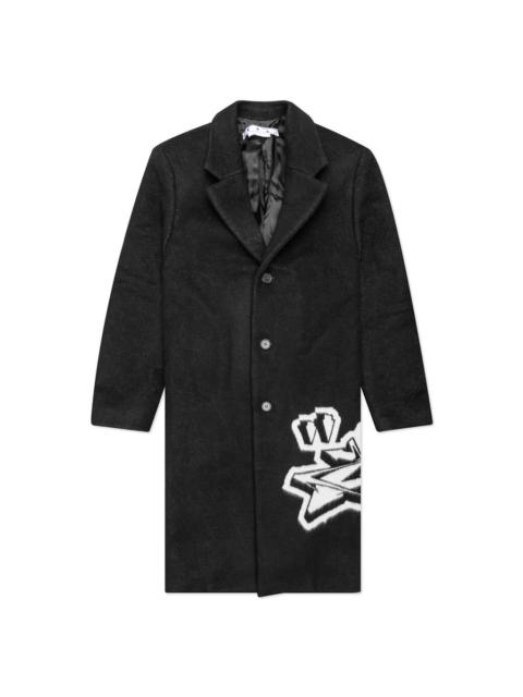 Off-White OFF-WHITE C/O VIRGIL ABLOH GRAFF WOOL SKATE SB COAT - BLACK/WHITE