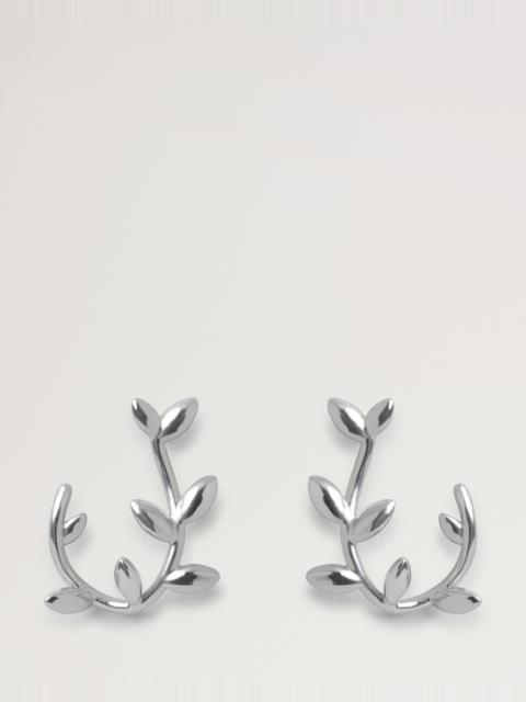Mulberry Mulberry Leaf Hoop Earrings
Silver Sterling Silver