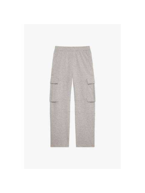 Givenchy Givenchy Jersey Cargo Pants_Heather Grey, Size 4XL