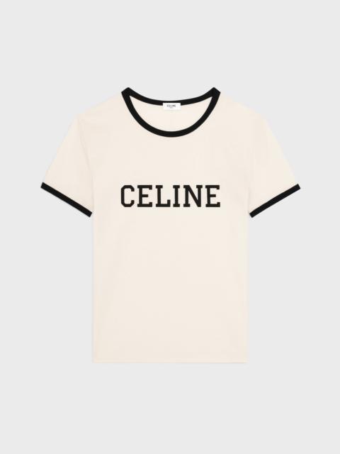 CELINE celine regular t-shirt in cotton jersey