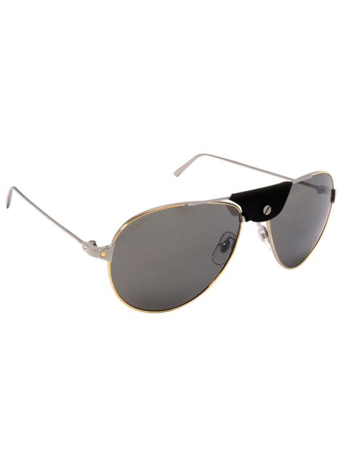 Cartier Cartier Santos de Cartier Silver Pilot Men's Sunglasses CT0038S 003 59