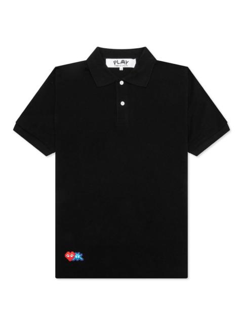 Comme des Garçons PLAY COMME DES GARCONS PLAY X THE ARTIST INVADER POLO - BLACK