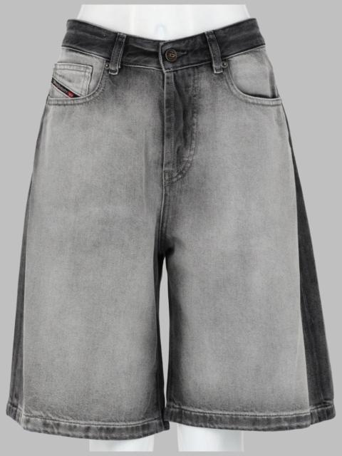Diesel Diesel Women Shorts In Denim "Skeleton"