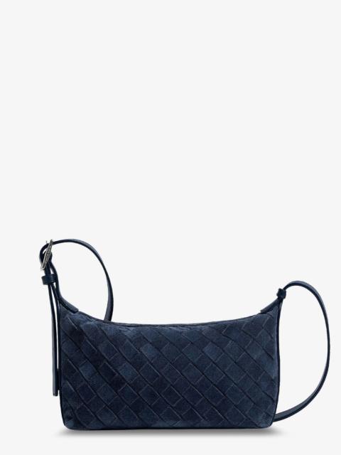Bottega Veneta Bottega Veneta Men Traveler Suede Shoulder Bag