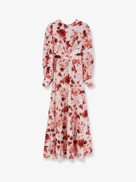 Other Designers Actualee Linen And Cotton Blend Long Dress