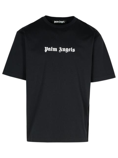 Palm Angels Black Cotton T-Shirt Men