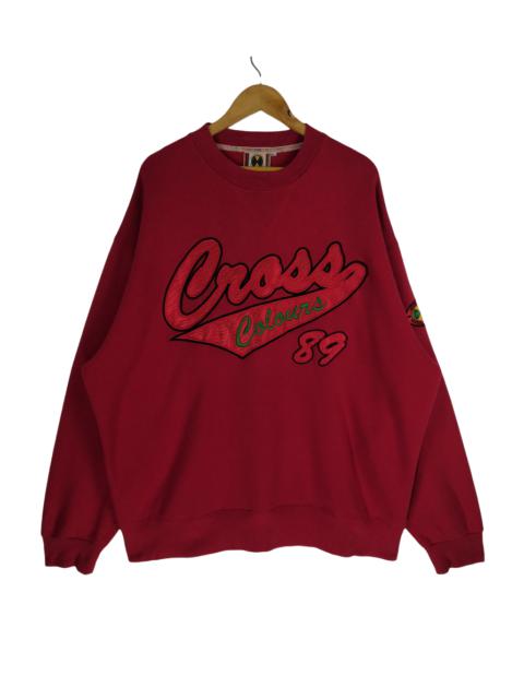 Other Designers Vintage - Vintage Cross Colours Sweatshirt Big Logo Spellout