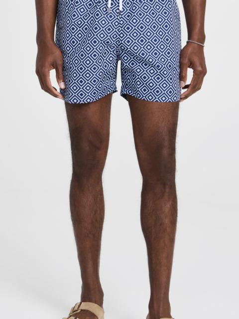 FRESCOBOL CARIOCA Angra Print Sport Shorts 4.75"