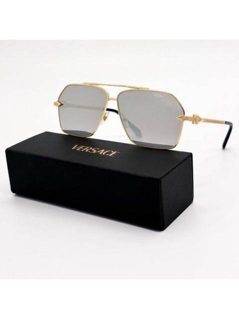 VERSACE NEW VERSACE SUNGLASSES VE2284 1002/6G GOLD MEN EYEWEAR VE228