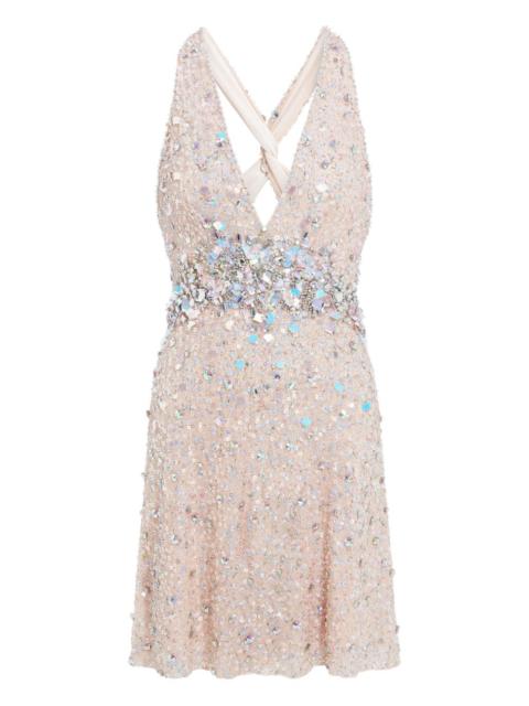 JENNY PACKHAM Pretty Thing V-neck mini dress