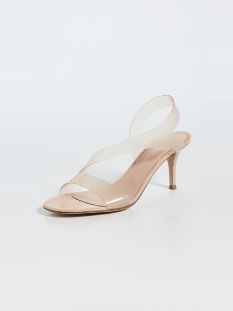 Gianvito Rossi Metropolis Glass Vernice Heels