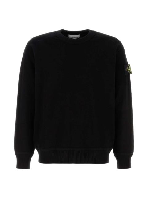Black Cotton Sweater