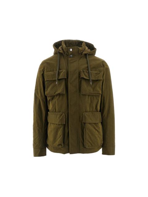 Herno COTTON-BLEND PADDED FIELD JACKET