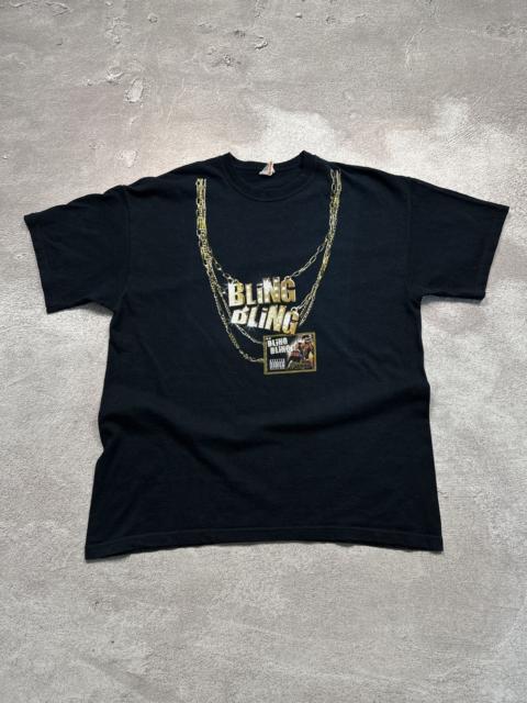 Other Designers Rap Tees - Vintage 00s B. G. Bling Bling Chain Necklace Rap T-Shirt Tee