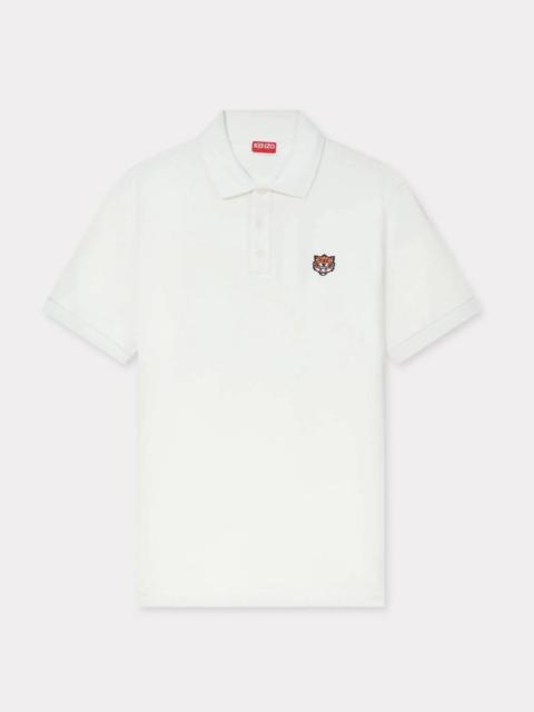 KENZO Kenzo Happy Tiger Embroidered Slim Cotton Polo Shirt