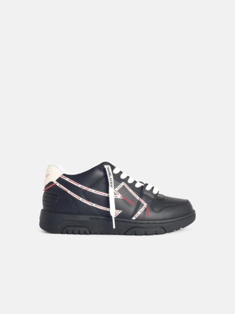 Off-White BLACK 'OOO PRINTED&STITCHED ARROW' SNEAKERS