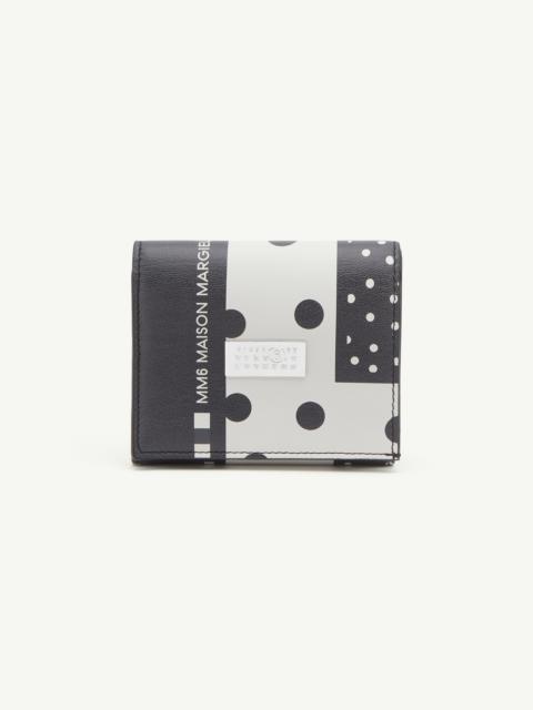 MM6 Maison Margiela Scarf print wallet