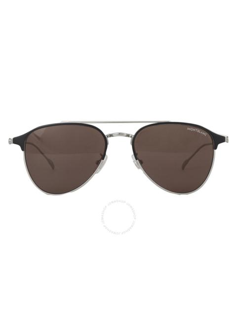Montblanc Brown Square Men's Sunglasses MB0190S 003 55