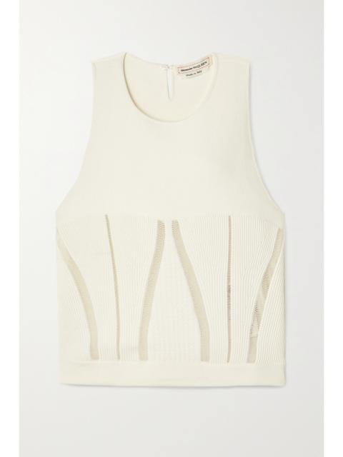 Alexander McQueen Stretch-knit Tank
