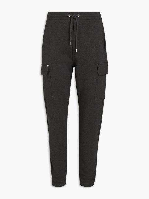 FRAME Tapered cotton-blend fleece sweatpants