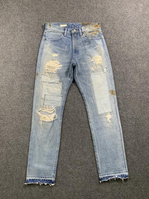 Other Designers Vintage - Vintage Japanese Brand Selvedge Faded Blue Jeans