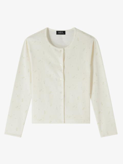 A.P.C. SCARLETT CARDIGAN