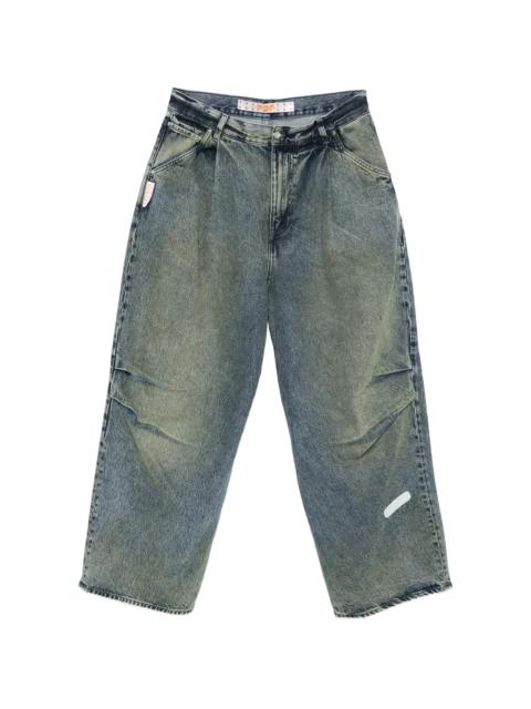 PDF Pdf Front-pleat Jeans