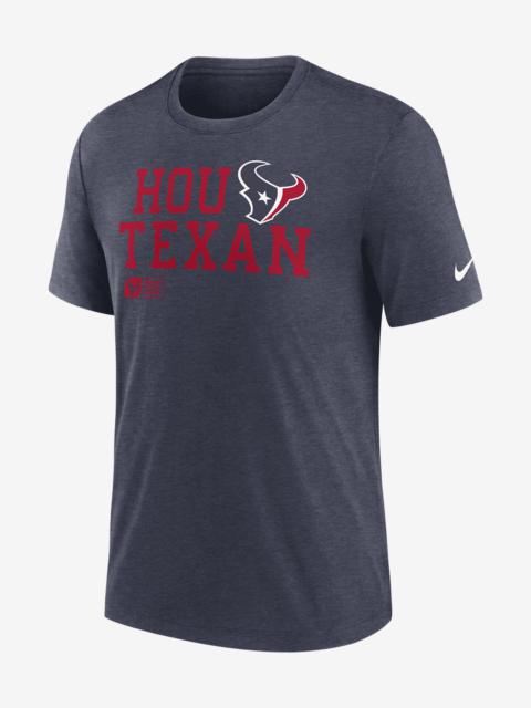 Nike Houston Texans Overlap Lockup Men's Nike NFL T-Shirt