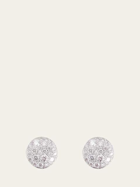 Pomellato 18K Rose Gold Sabbia Stud Earrings with Diamonds