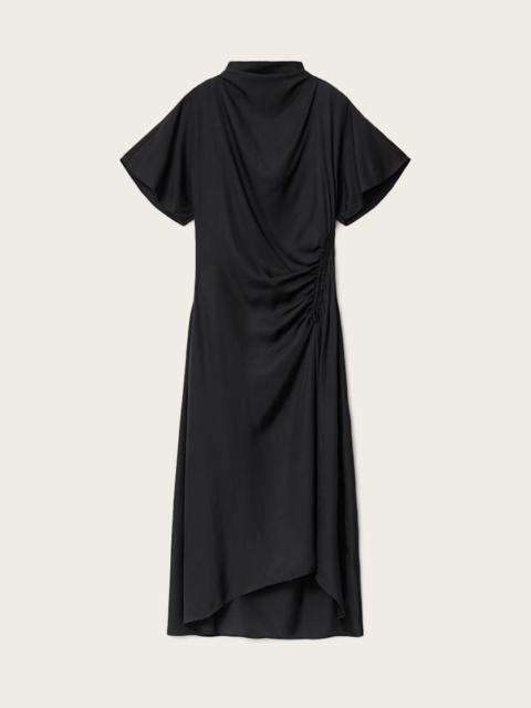 ALLSAINTS ROSIE SILK BLEND MIDI DRESS