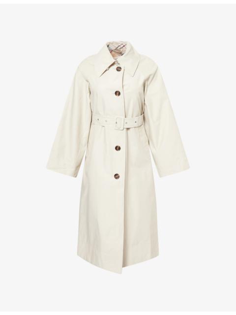 Barbour Robyn Belted Cotton-Blend Trench Coat