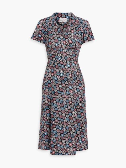Other Designers Morgan floral-print silk dress