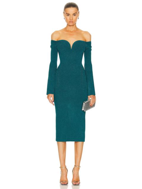 GALVAN Grace Long Sleeve Dress
