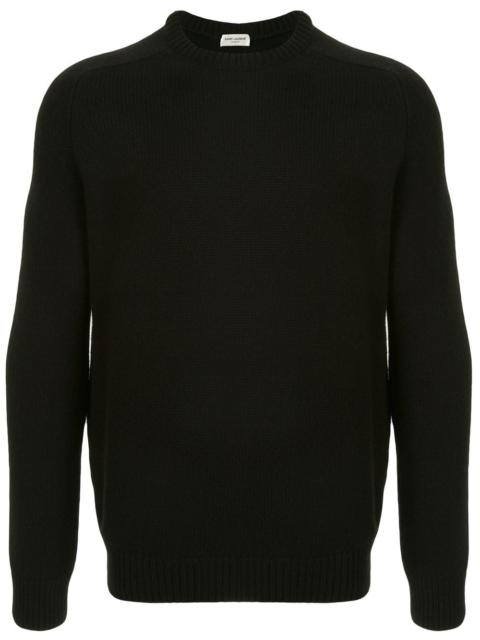 SAINT LAURENT Saint Laurent Men Cashmere Crew Neck Sweater