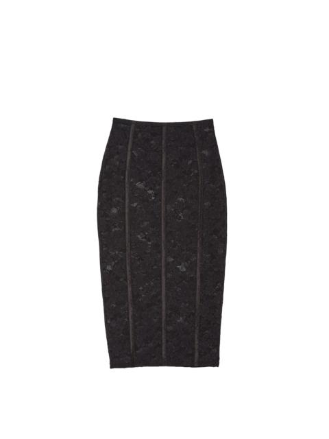 Fleur du Mal Le Stretch Lace Pencil Skirt