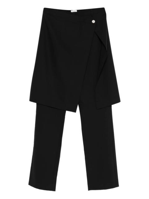 ST. AGNI belt-loops trousers