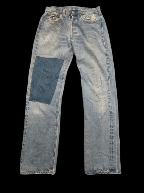 Levi's 🔥Vintage🔥 Levis Rindem Button 6 Sashiko Patchwork Redline