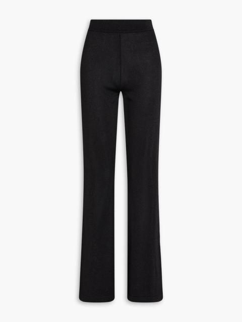 Missoni Metallic knitted flared pants